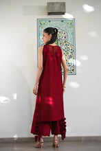 Load image into Gallery viewer, ZAIB | LUXURY LAWN | CRIMSON RED