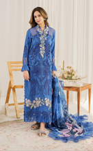 Load image into Gallery viewer, ASIFA NABEEL | PRETTY IN PINK LUXURY LAWN 24 | PERIWINKLE