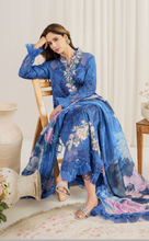 Load image into Gallery viewer, ASIFA NABEEL | PRETTY IN PINK LUXURY LAWN 24 | PERIWINKLE