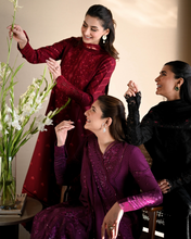 Load image into Gallery viewer, ZAIB | LUXURY LAWN | MAROON