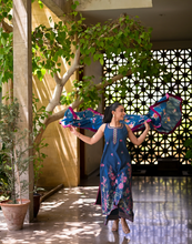 Load image into Gallery viewer, ZAIB | LUXURY LAWN | TEAL GARDEN