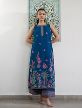 Load image into Gallery viewer, ZAIB | LUXURY LAWN | TEAL GARDEN