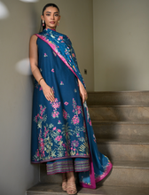 Load image into Gallery viewer, ZAIB | LUXURY LAWN | TEAL GARDEN