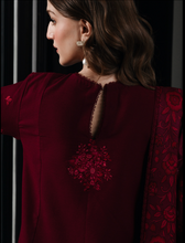 Load image into Gallery viewer, ZAIB | LUXURY KARANDI | MAROON
