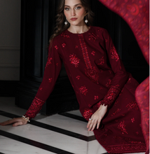 Load image into Gallery viewer, ZAIB | LUXURY KARANDI | MAROON