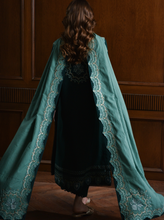 Load image into Gallery viewer, ZAIB | LUXURY KARANDI | EMERALD GREEN