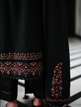 Load image into Gallery viewer, ZAIB | LUXURY KARANDI | BLACK KASHMIRI