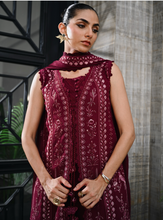 Load image into Gallery viewer, ZAIB | LUXURY KARANDI | BURGUNDY