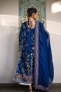 ZAIB | LUXURY LAWN | MIDNIGHT BLUE