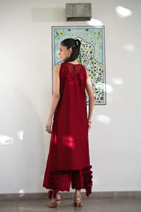 ZAIB | LUXURY LAWN | CRIMSON RED