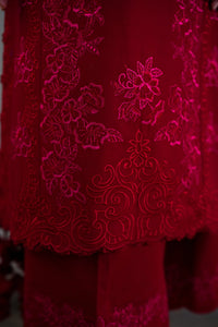 ZAIB | LUXURY LAWN | CRIMSON RED