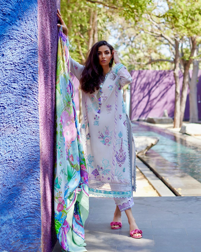 FARAH TALIB AZIZ | SUAY LAWN 24 | ZOELLA GREY