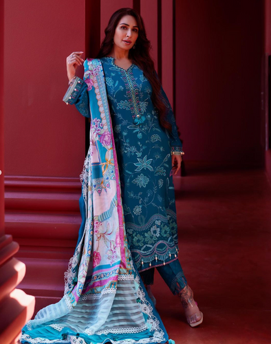 FARAH TALIB AZIZ | SUAY LAWN 24 | MOANA TEAL 1