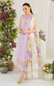 ASIFA NABEEL | PRETTY IN PINK LUXURY LAWN 24 | BABYS BREATH