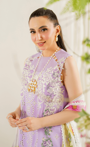 ASIFA NABEEL | PRETTY IN PINK LUXURY LAWN 24 | BABYS BREATH