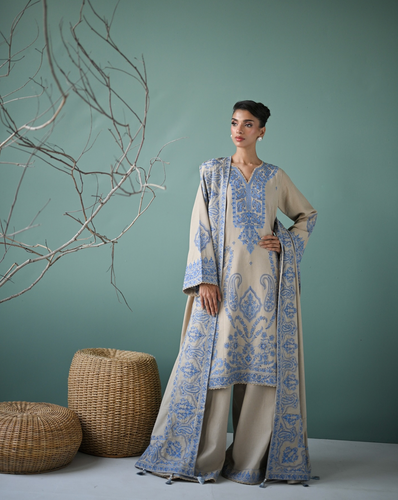 ZAIB | KARANDI | ICY BEIGE