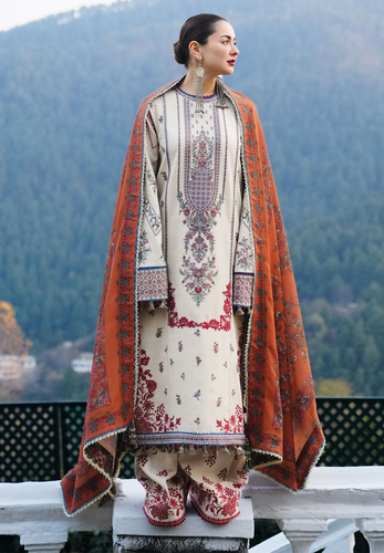 HUSSAIN REHAR | WINTER SHAWL 24 | ALMAS