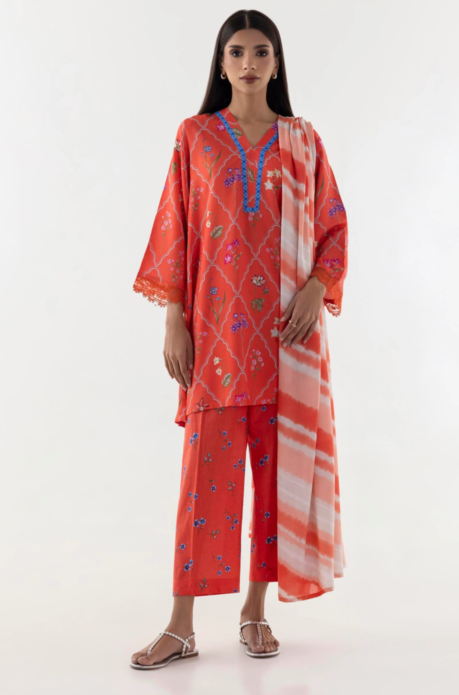 SANA SAFINAZ | MAHAY 24 | SHIRT, DUPATTA AND TROUSER