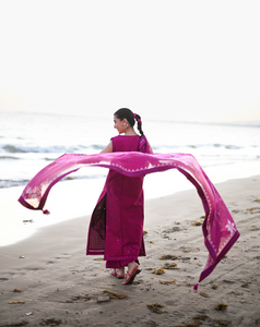 ZAIB | LUXURY LAWN | FUCHSIA