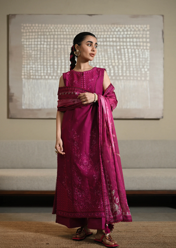ZAIB | LUXURY LAWN | FUCHSIA