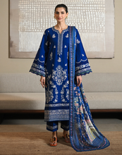 Load image into Gallery viewer, ZAIB | LUXURY LAWN | FRESH SAPPHIRE