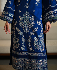 ZAIB | LUXURY LAWN | FRESH SAPPHIRE
