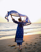 Load image into Gallery viewer, ZAIB | LUXURY LAWN | FRESH SAPPHIRE