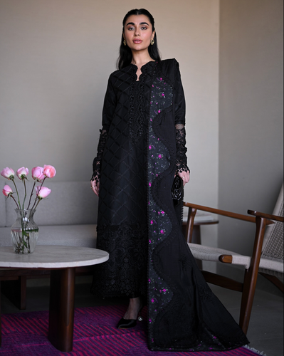 ZAIB | LUXURY LAWN | BLACK