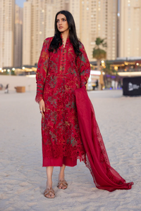 RANGRASIYA | CARNATION LAWN | SCARLET