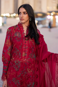RANGRASIYA | CARNATION LAWN | SCARLET