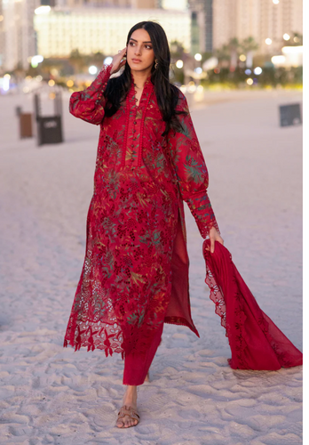 RANGRASIYA | CARNATION LAWN | SCARLET