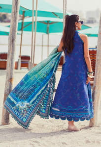 FARAH TALIB AZIZ | WES LAWN 25 | BERYL DEEP BLUE
