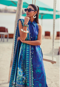 FARAH TALIB AZIZ | WES LAWN 25 | BERYL DEEP BLUE