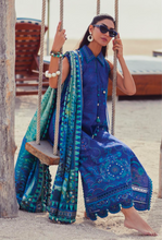 Load image into Gallery viewer, FARAH TALIB AZIZ | WES LAWN 25 | BERYL DEEP BLUE