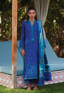 FARAH TALIB AZIZ | WES LAWN 25 | BERYL DEEP BLUE