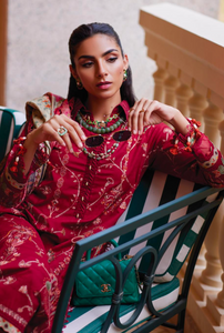 FARAH TALIB AZIZ | WES LAWN 25 | ROSEMARY RED