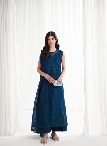 ZAIB | EID PRET 25 | TEAL BLUE