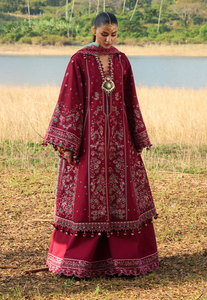 HUSSAIN REHAR | LUXURY LAWN 25 | MAHOGANY