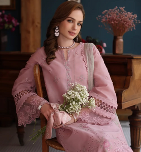 NOOR  | LUXURY SCHIFFLI LASERKARI | BLUSH PINK