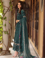 Load image into Gallery viewer, NOOR  | LUXURY SCHIFFLI LASERKARI | TEAL