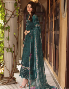 NOOR  | LUXURY SCHIFFLI LASERKARI | TEAL