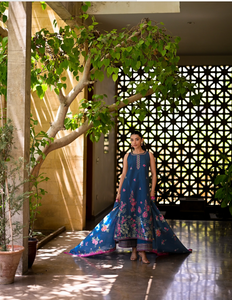 ZAIB | LUXURY LAWN | TEAL GARDEN
