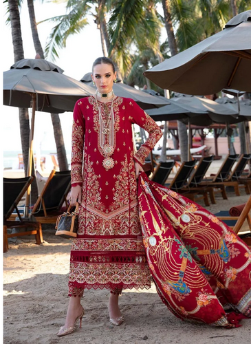KANWAL MALIK | LAWN  | SAREEN (NO DUPATTA)