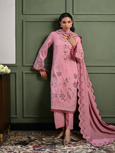 ZAIB | LUXURY KARANDI | BLUSH PINK
