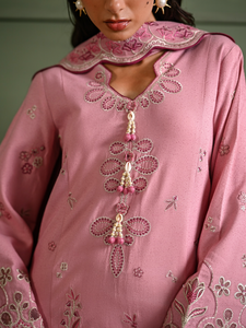 ZAIB | LUXURY KARANDI | BLUSH PINK