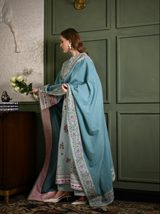 ZAIB | LUXURY KARANDI | ICE BLUE