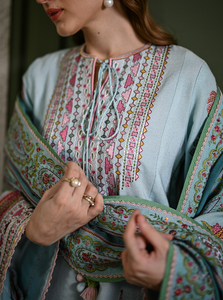 ZAIB | LUXURY KARANDI | ICE BLUE