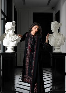 ZAIB | LUXURY KARANDI | BLACK KASHMIRI