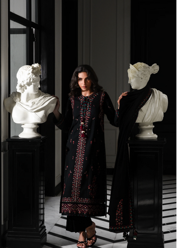 ZAIB | LUXURY KARANDI | BLACK KASHMIRI