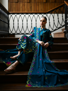 ZAIB | LUXURY KARANDI | ZINC GREEN